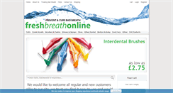 Desktop Screenshot of freshbreathonline.co.uk